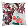 Aberto Design Cojín Multicolor 43 x 43 cm con Relleno de Silicona